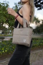 Bolso mini beige